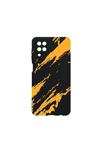 bestcase Λεπτή Θήκη Σιλικόνης 0.8MM, Συμβατή με Samsung Galaxy M12, Χρυσές Ρί...