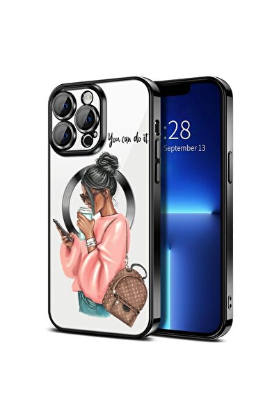 bestcase Πολυτελής Θήκη MagSafe, Συμβατή με Apple iPhone 15 Pro Max, Κορίτσι ...