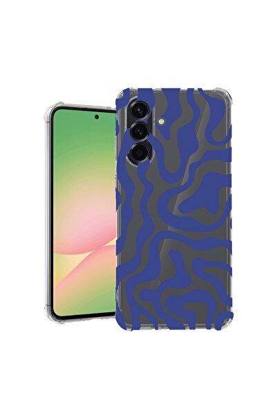bestcase Θήκη για Samsung Galaxy A36, Αντικραδασμική 1.5MM, Μπλε Αφηρημένη Γρ...