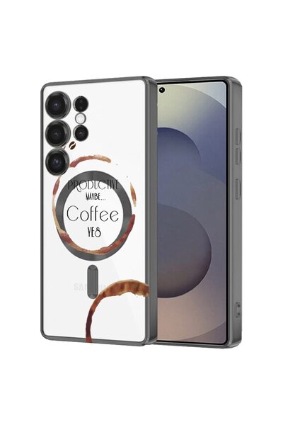 bestcase Πολυτελής Θήκη MagSafe, Συμβατή με Samsung Galaxy S24 Ultra, Καφέ, Ε...