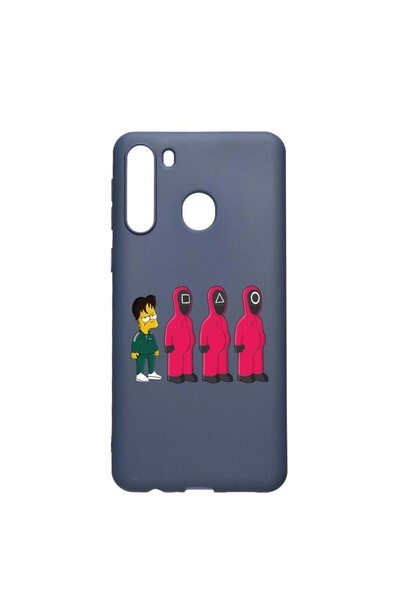 bestcase Θήκη σιλικόνης συμβατή με Samsung Galaxy A21, Squid Game - Simpson, ...