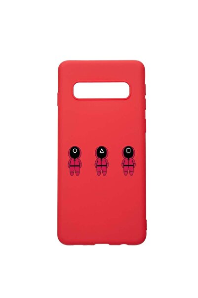 bestcase Θήκη σιλικόνης συμβατή με Samsung Galaxy S10 Plus, Σχέδιο Squid Game...