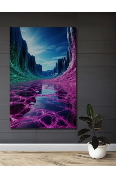 Teona Ahşap Μαγικά Φώτα της Κοιλάδας με Ξύλινη Διακοσμητική Ζωγραφική σε Στυλ...