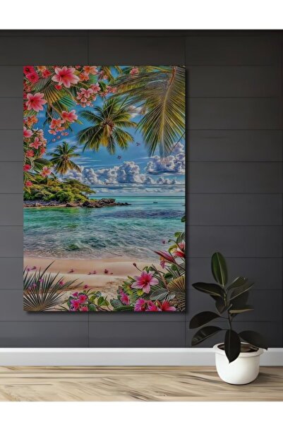 Teona Ahşap Τροπικός παραθαλάσσιος θείος χώρος με θέα στην παραλία, ξύλινος δ...