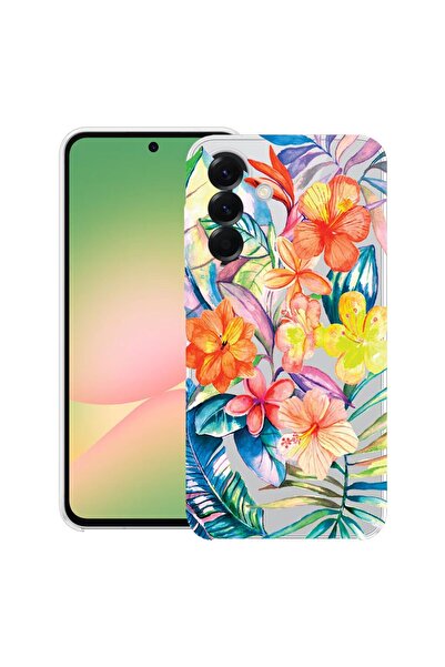 bestcase Θήκη για Samsung Galaxy A17 5G με Σχέδιο Τοπικά Λουλούδια, Διαφανής ...