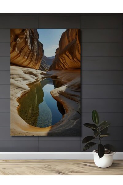 Teona Ahşap Φυσική ομορφιά του κάνυον, Ξύλινο διακοσμητικό τραπέζι με όψη ακο...