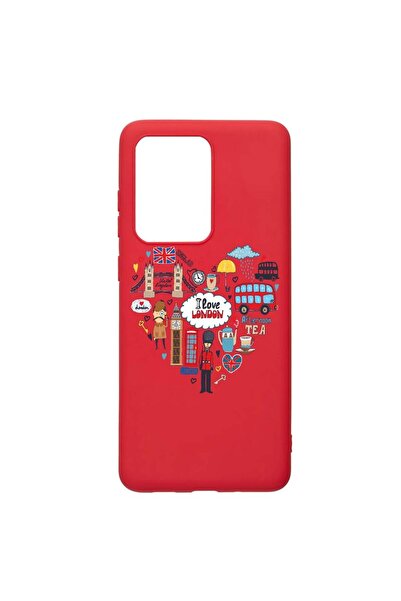 bestcase Θήκη σιλικόνης συμβατή με Samsung Galaxy S20 Ultra, Αγαπώ το Λονδίνο...