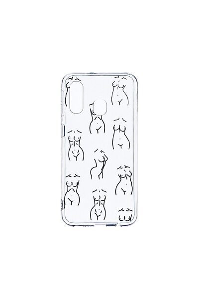 bestcase Διαφανής Θήκη Σιλικόνης 2MM, Συμβατή με Samsung Galaxy A40, Με σχέδι...