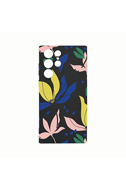 bestcase Θήκη Σιλικόνης, Συμβατή με Samsung Galaxy S22 Ultra, Σχέδιο Λουλουδι...