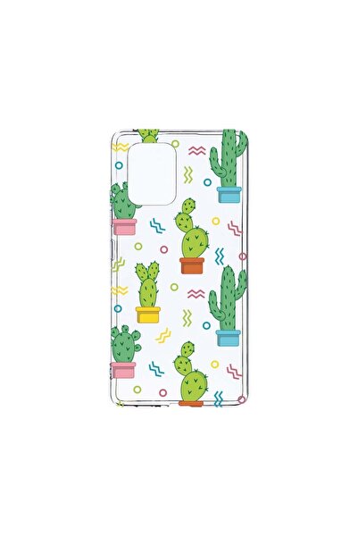 bestcase Διαφανής Θήκη Σιλικόνης 2MM, Συμβατή με Samsung Galaxy A71, Κάκτος, ...