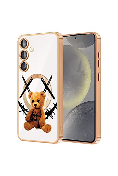 bestcase Πολυτελής Θήκη MagSafe, Συμβατή με Samsung Galaxy A55, Αρκουδάκι με ...