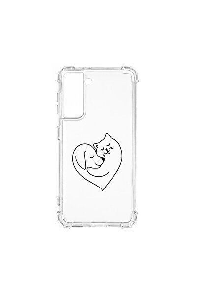 bestcase Husa Αντικραδασμική Συμβατή με Samsung Galaxy S21, Αγάπη για Σκύλους...