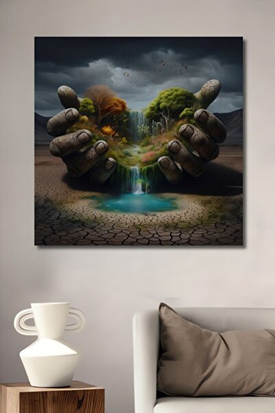 Teona Ahşap Προστασία της Δημιουργίας Ξύλινο Διακοσμητικό Τραπέζι για το Σπίτ...