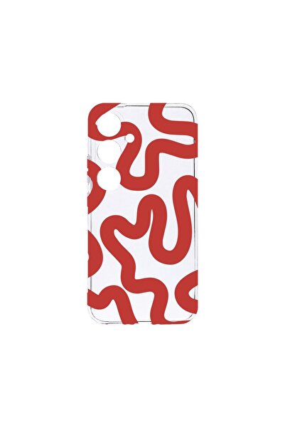 bestcase Θήκη για Samsung Galaxy M35, BestCase® Διαφανής Σιλικόνη 2MM, Κόκκιν...