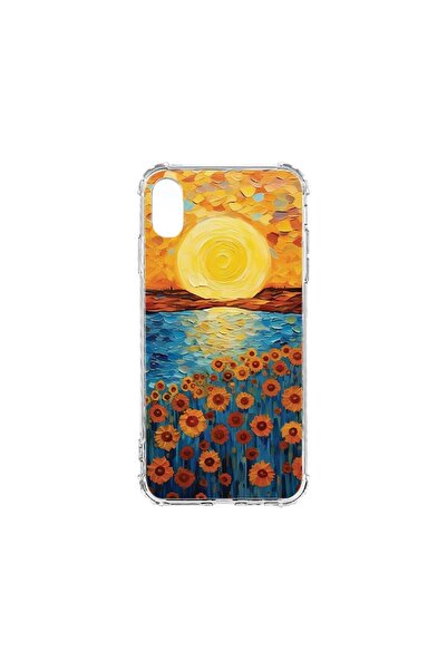 bestcase Husa Αντικραδασμική 1.5MM, συμβατή με Apple iPhone XR, Σχέδιο Ηλιοτρ...