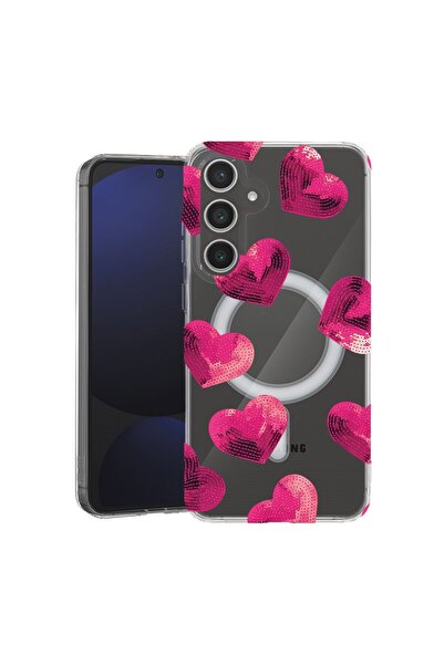 bestcase Θήκη για Samsung Galaxy S24, MagSafe Αντικραδασμική, με σχέδιο καρδι...