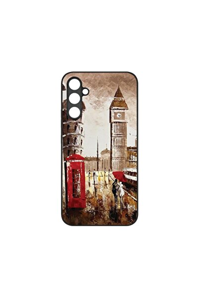 bestcase Λεπτή Γυάλινη Θήκη, Συμβατή με Samsung Galaxy A04s, Λονδίνο, Χρώματα...