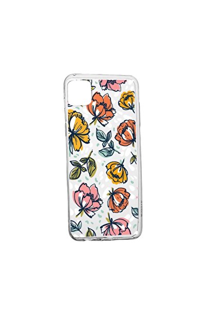 bestcase Θήκη Σιλικόνης Συμβατή με Samsung Galaxy A12, Λουλούδια - Παστέλ Χρώ...