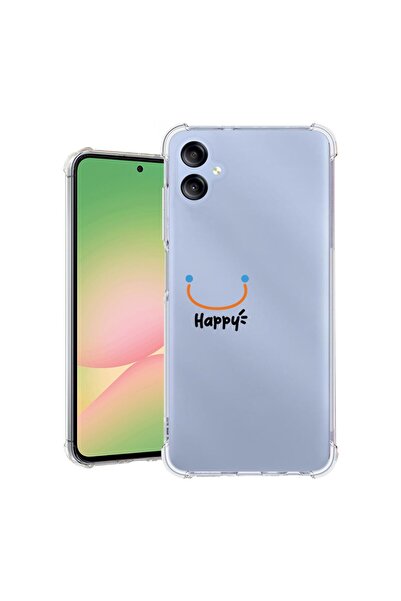 bestcase ¬Æ Husa compatibila Samsung Galaxy A06 4G, Anti Shock 1.5MM, Be Happ...
