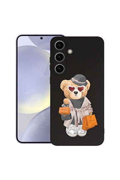 bestcase Θήκη για Samsung Galaxy S25, Premium Λεπτή Σιλικόνη 1.2MM, Teddy Bea...