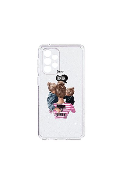 bestcase Θήκη Crystal Glitter 2MM, Συμβατή με Samsung Galaxy A52, Σούπερ Μαμά...