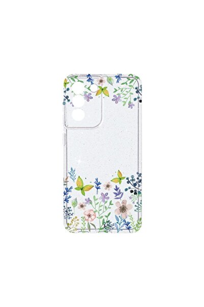 bestcase Θήκη Crystal Glitter 2MM, Συμβατή με Samsung Galaxy S22, Σχέδιο Πετα...