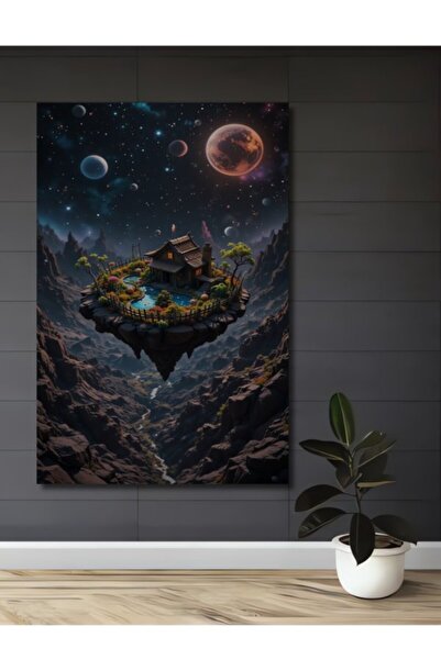 Teona Ahşap Μυστηριώδης Ξύλινη Διακοσμητική Πίνακας Τέχνης για το Σπίτι, την ...