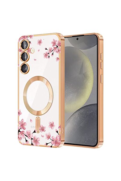 bestcase Πολυτελής Θήκη MagSafe, Συμβατή με Samsung Galaxy A26, Άνθη Κερασιάς...