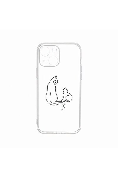 bestcase Θήκη, Συμβατή με Apple iPhone 14 Plus, Αφηρημένη Γάτα, Ανθεκτική στη...