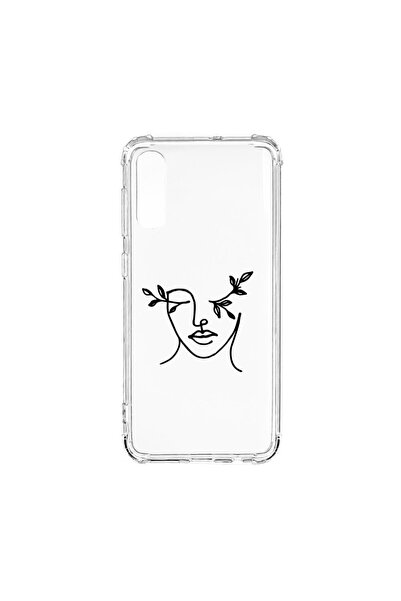 bestcase Husă Antișoc Compatibilă cu Samsung Galaxy A50, Woman Abstract, Sili...