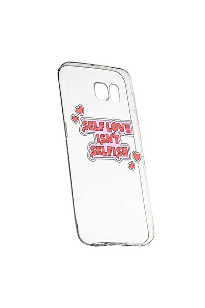 bestcase Προστατευτική θήκη με μήνυμα αυτοαγάπης, για Samsung Galaxy S7, ανθε...