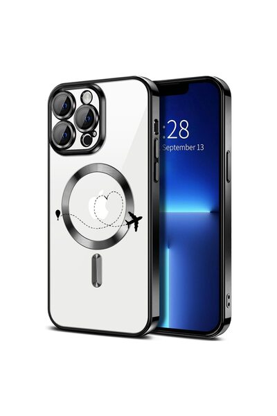 bestcase Πολυτελής Θήκη MagSafe, Συμβατή με Apple iPhone 12 Pro, Σχέδιο  "Ταξ...