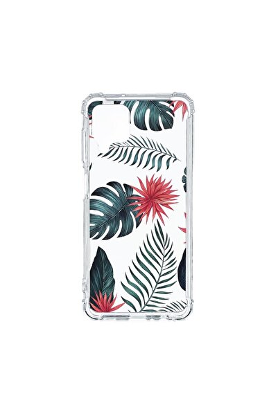 bestcase Husa Αντικραδασμική Θήκη Συμβατή με Samsung Galaxy A12, Τροπικά Λουλ...
