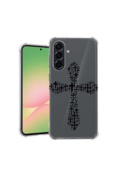 bestcase Θήκη για Samsung Galaxy A36, Αντικραδασμική 1.5MM, Σχέδιο σταυρού, Π...