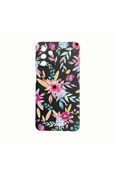 bestcase Θήκη Σιλικόνης, Συμβατή με Samsung Galaxy A04s, Χαρούμενα Λουλούδια,...