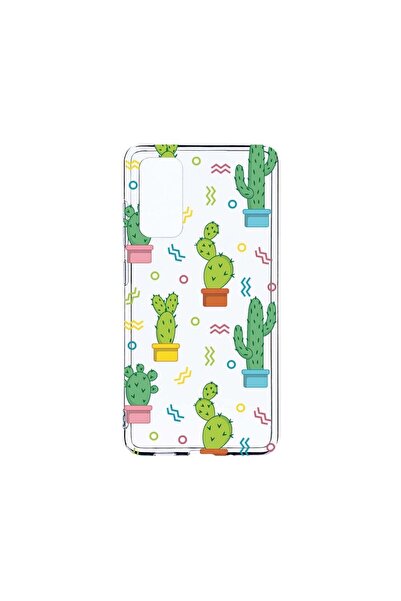 bestcase Διαφανής Θήκη Σιλικόνης 2MM, Συμβατή με Samsung Galaxy S20, Κάκτος, ...