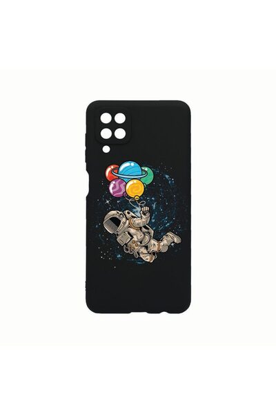 bestcase Θήκη Σιλικόνης, Συμβατή με Samsung Galaxy A12, Χαρούμενος Αστροναύτη...