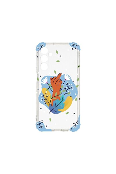 bestcase Αντικραδασμική Θήκη 1.5MM, Συμβατή με Samsung Galaxy M34, Flowers FC...
