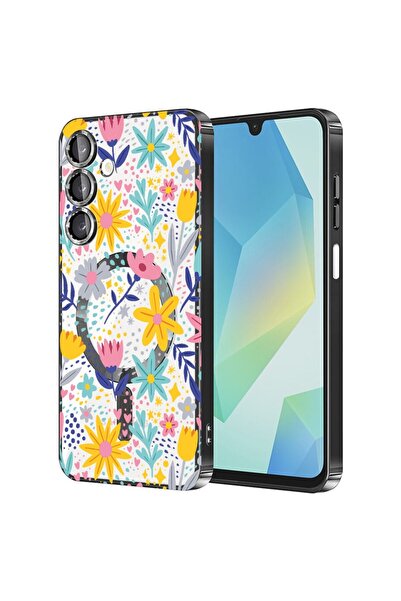 bestcase Πολυτελής Θήκη MagSafe, Συμβατή με Samsung Galaxy A55, Πολύχρωμο Σχέ...