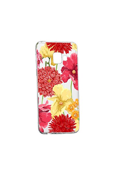 bestcase Θήκη με σχέδιο Κόκκινα Κίτρινα Λουλούδια, για Samsung Galaxy J4 Plus...