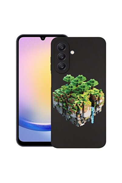 bestcase Θήκη για Samsung Galaxy A56, Minecraft, Λεπτή Σιλικόνη 0.8MM, Αντικρ...