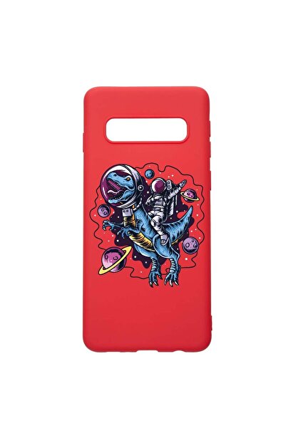 bestcase Θήκη σιλικόνης συμβατή με Samsung Galaxy S10 Plus, Σχέδιο Αστροναύτη...