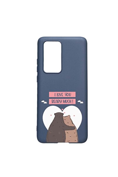 bestcase Husa Silicon Compatibila Cu Huawei P Smart 2021, I Love U Beary Much...