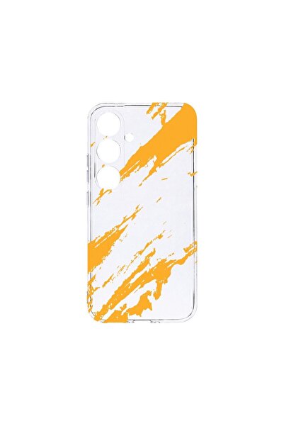 bestcase Θήκη Διαφανής Σιλικόνη 2MM, Συμβατή με Samsung Galaxy A25, Χρυσές Ρί...