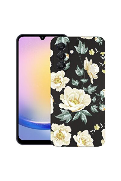 bestcase Θήκη για Samsung Galaxy A56, Λουλούδια, Λεπτή σιλικόνη 0.8MM, Αντικρ...