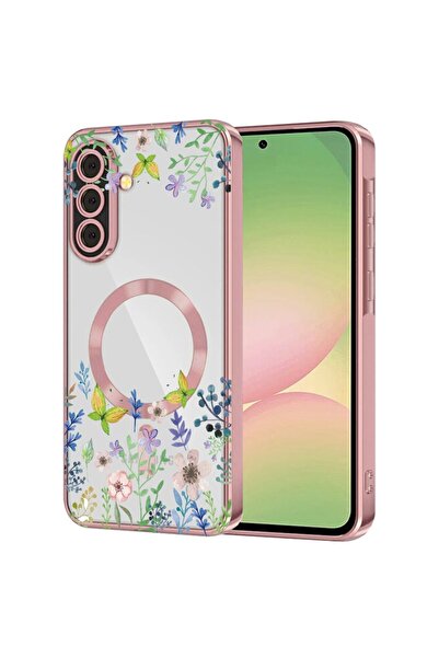 bestcase Πολυτελής Θήκη MagSafe, Συμβατή με Samsung Galaxy S24, Πεταλούδες κα...