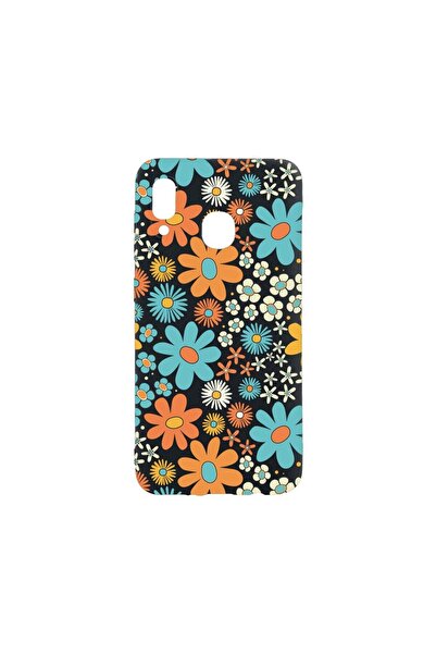 bestcase Λεπτή Θήκη Σιλικόνης 0.8MM, Συμβατή με Samsung Galaxy A40, Ανθισμένα...
