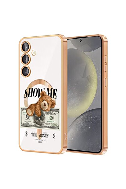 bestcase Πολυτελής Θήκη MagSafe, Συμβατή με Samsung Galaxy A16, Αρκουδάκι  "Δ...