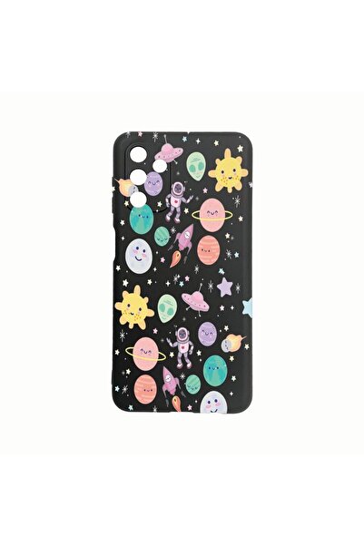 bestcase Θήκη Σιλικόνης, Συμβατή με Samsung Galaxy A04s, Σχέδιο Σύμπαν, Πλανή...