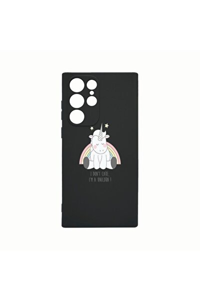 bestcase Θήκη Σιλικόνης, Συμβατή με Samsung Galaxy S22 Ultra, Μονόκερος - Δεν...